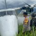 Diterpa Angin Kencang, Pesawat Rimbun Air Tergelincir di Bandara Moanemani
