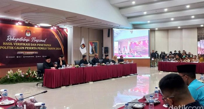 Resmi! 17 Parpol Lolos Jadi Peserta Pemilu 2024