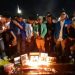 Nyalakan Lilin di DPR, Kenang 5 Mahasiswa Gugur Saat Tolak RKUHP