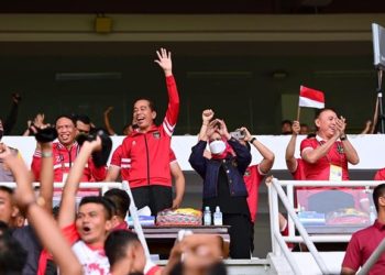 Indonesia Tekuk Kamboja 2-1, Jokowi: Alhamdulillah