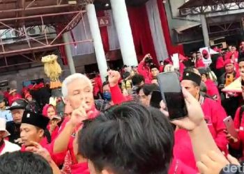 Ganjar Redam Kader yang Teriaki Dirinya ‘Presiden’ Usai HUT PDIP