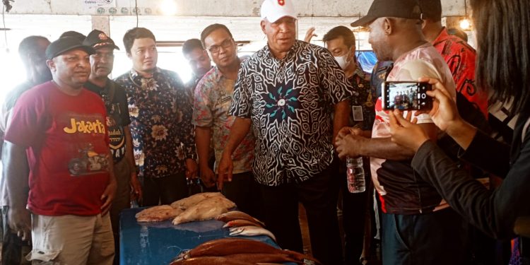 Revisi APBD Induk 2023, Pj Gubernur PB Sidak ke Pasar