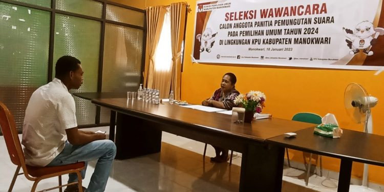 714 Peserta Ikuti Tes Wawancara Calon Anggota PPS KPU Manokwari