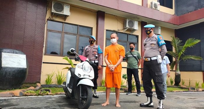 Nyamar Jadi Karyawan Pembuat Tempe, Curi Motor 4 Kali