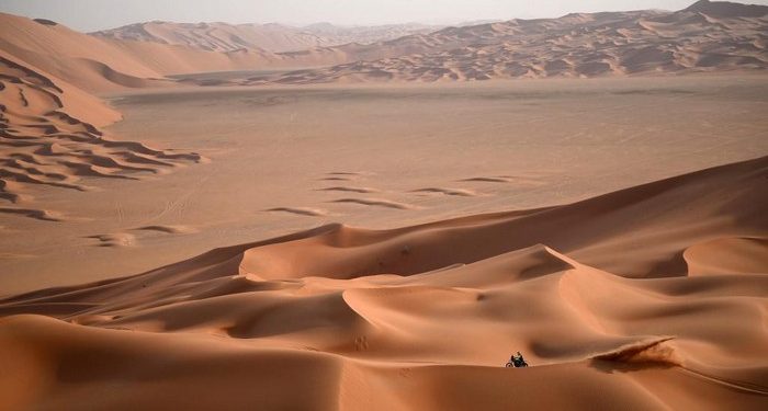 Usai Pegunungan Menghijau, Danau Muncul di Gurun Arab Saudi