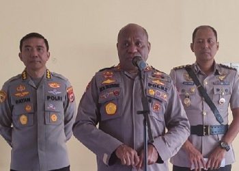 Baku Tembak dengan KKB, 3 Polisi Terluka