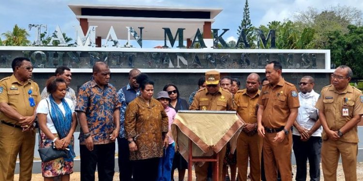 Taman Makam Dr. JP Wanane Diresmikan, Terbuka untuk Umum