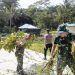 Satgas Yonif RK Bersihkan Kampung ‘Eksodus’ di Maybrat
