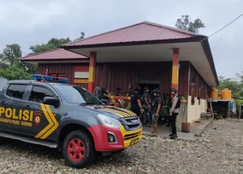 KKB Serang Pos Polisi, 1 Aparat Kena Tembak di Dada