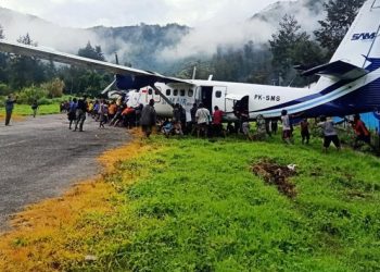 Pesawat Tergelincir di Puncak, Semua Penumpang Selamat