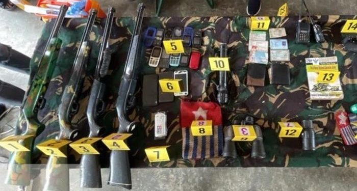 48 Barang Milik KKB Egianus Kogoya Disita, Ada 4 Senapan