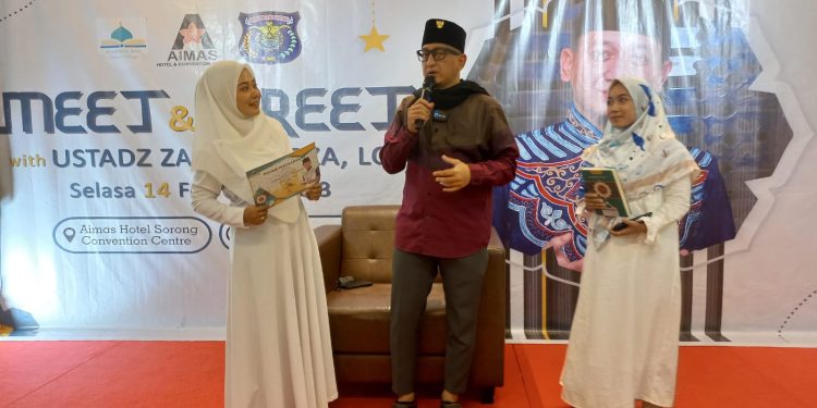 Di Sorong, Ustadz Zacky Berhasil Kumpulkan Rp 1,5 M