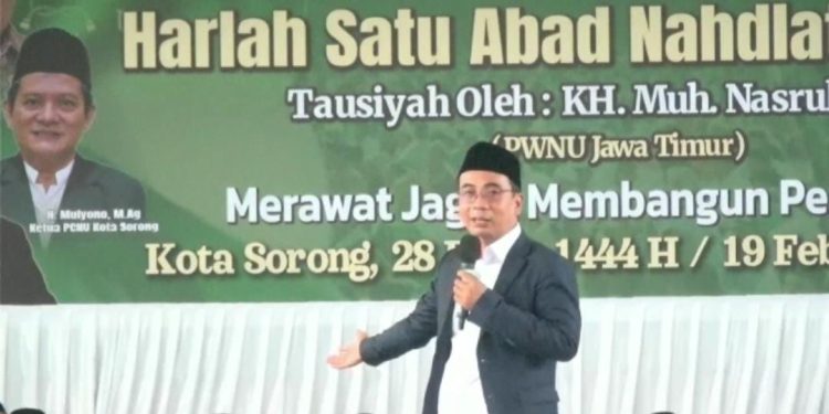 KH Nasrullah Sanjung Kapolresta Sorkot