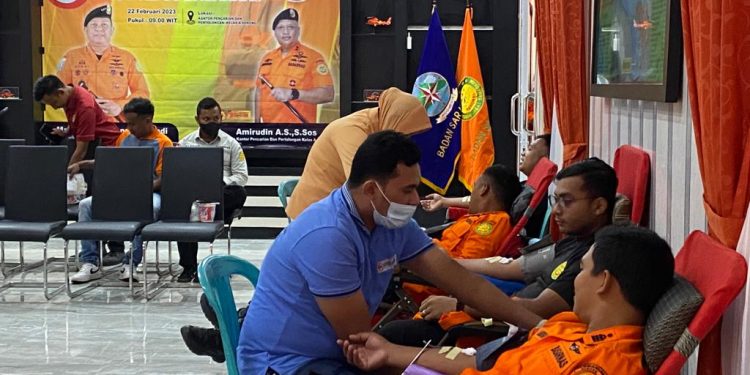 HUT Basarnas, 53 Kantong Darah Disumbangkan