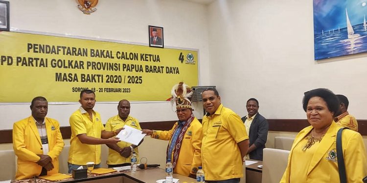 Kantongi Rekomendasi Dukungan Ketua DPD Sorong Raya, LJ Optimis Nahkodai Partai Golkar PBD