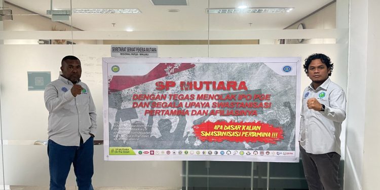 Serikat Pekerja Mutiara Deklarasi Darurat Privatisasi Pertamina