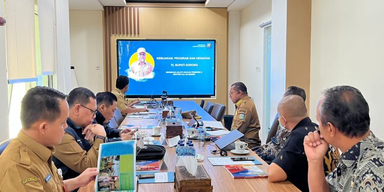 Triwulan II, Kinerja Pj Bupati Sorong Dievaluasi Mendagri
