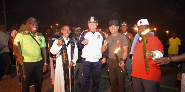 Danrem Hadiri HUT Ke-76 Paroki St. Yosep Ayawasi