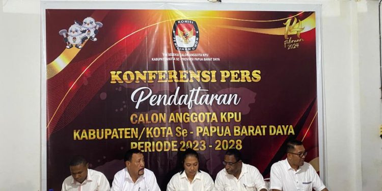 Timsel Buka Pendaftaran Calon Anggota KPU Kabupaten/Kota se Sorong Raya