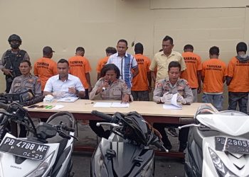 8 Tersangka Pencurian dengan Kekerasan Diringkus Polisi