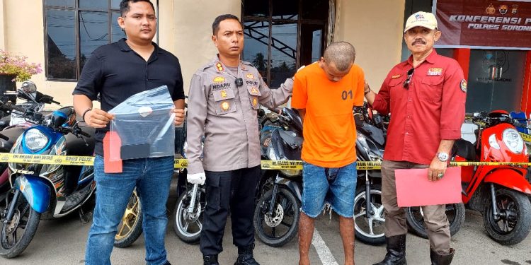 2 Tersangka Curanmor Diringkus, 26 Motor Hasil Curian Diamankan