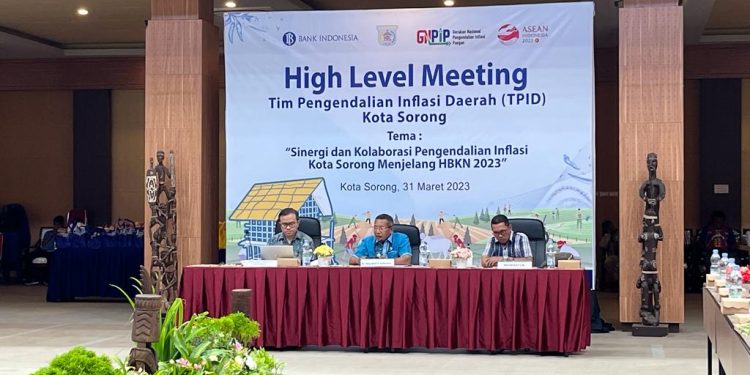 Kendalikan Inflasi, TPID Kota Sorong-KPwBI PB Kolaborasi