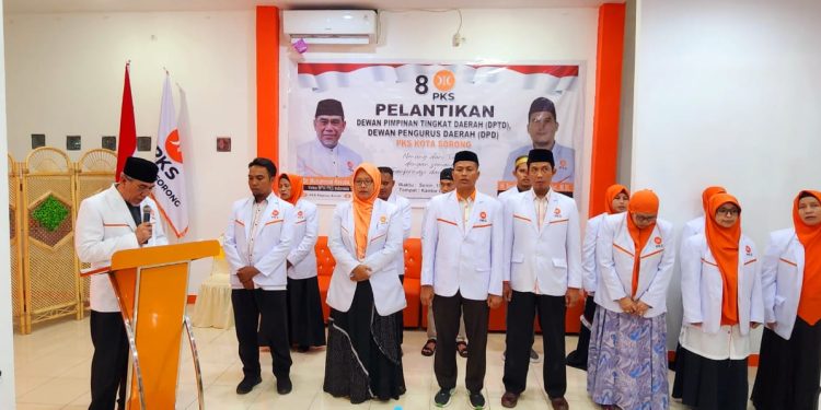 Lantik DPTD-DPD PKS Kota Sorong, Kasuba: Sentra Pemenangan di PBD