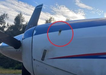 Pesawat Ditembaki KKB Saat Mendarat di Beoga, 2 Peluru Bersarang