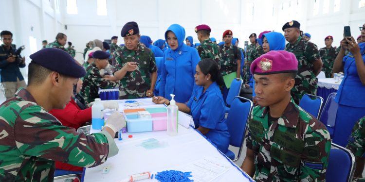 Koarmada III dan Pasmar 3  Gelar Bakti Kesehatan