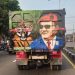 Wajah Ganjar, Anies hingga Prabowo Mejeng di Baliho-Bak Truk Klaten