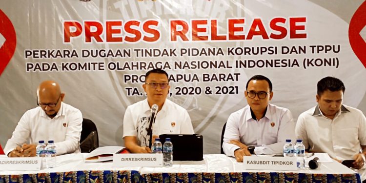 Polda Papua Barat Tetapkan 3 Tersangka Dana Hibah KONI Papua Barat