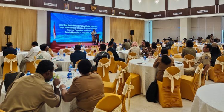 Sinkronisasi Usulan Perubahan Fungsi Kawasan Hutan, Dinas LHKP PBD Gelar Rakor