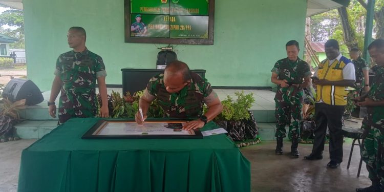 Pangdam Kasuari Kunjungi Yonzipur