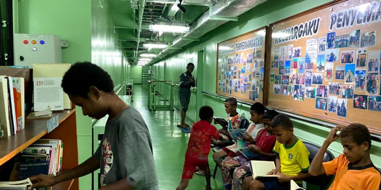 Penuh Inspiratif, Perpustakaan di Kapal Perang Koarmada III