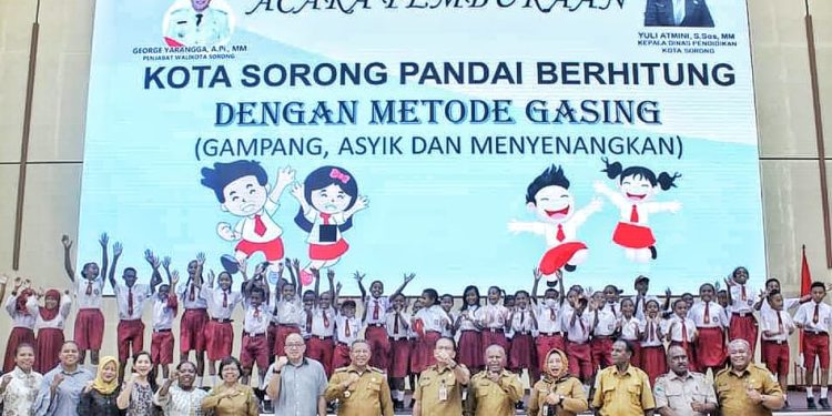 Tingkatkan Numerasi Siswa SD, Pemkot Sorong Terapkan Metode Gasing