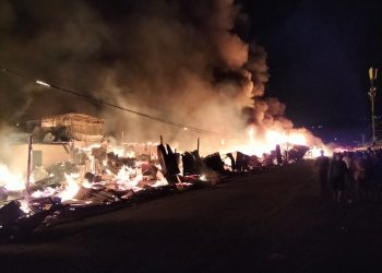 Kebakaran Pasar Wosi Diduga Dipicu Korsleting Listrik