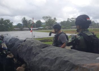 KKB Serang Satgas TNI di Bandara Kenyam Nduga