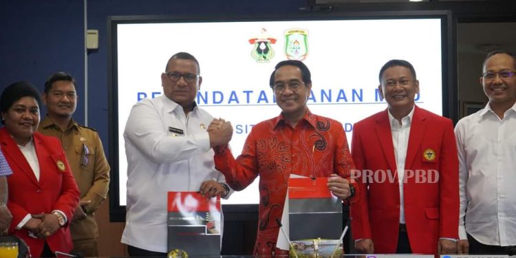 Tingkatkan SDM ASN, Pemprov PBD-UNHAS Taken MoU