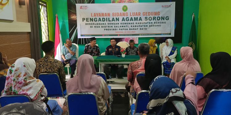 Tim Sidang Keliling PA Sorong Sukses Gelar Sidang di Distrik Salawati