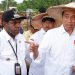 Girangnya Jokowi Panen Jagung di Papua