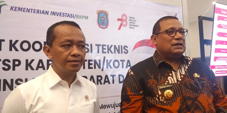 Rakornis, Menteri Investasi Bahlil: Sorong Pintu Gerbang Ekonomi di Wilayah Papua