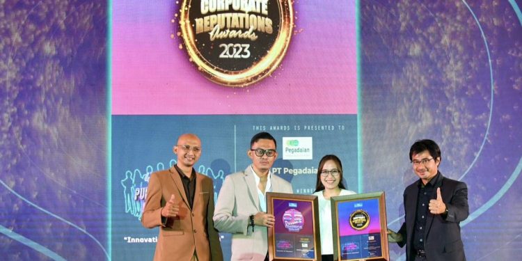 Pegadaian Raih Penghargaan Corporate Reputation Awards 2023