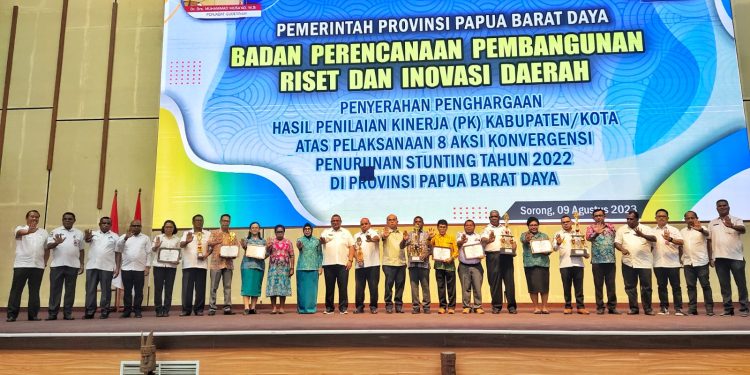 Penilaian Kinerja Turunkan Stunting, Kota Sorong Peringkat Terakhir