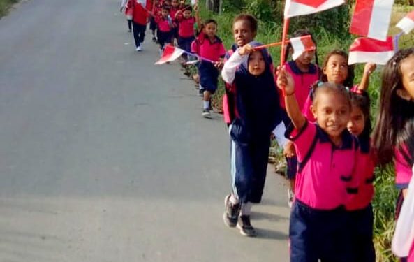SD 32 Gelar Jalan Santai dan Aneka Lomba