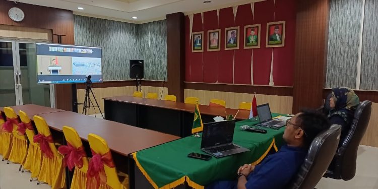 Hawasbid PA Sorong Ikuti Rakor dengan Bawas MA