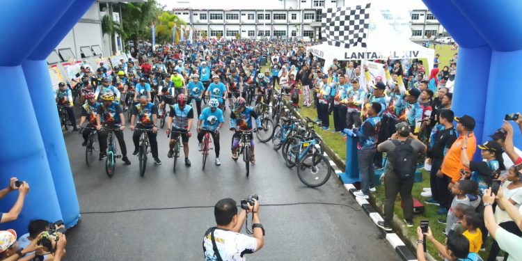 Beragam Lomba Ramaikan HUT ke-8 Lantamal XIV Sorong