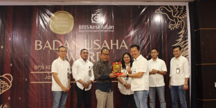 BPJS Kesehatan Kepwil XII Berikan Penghargaan Badan Usaha se-Wilayah Tanah Papua