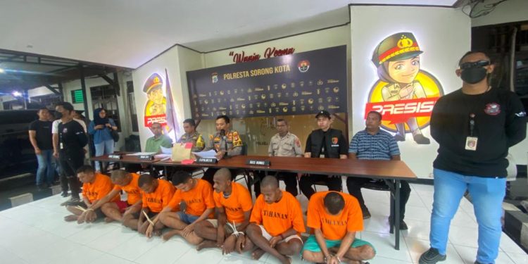 Polresta Sorkot Berhasil Ungkap Kasus Pencurian-TPPO, Tujuh Tersangka Ditangkap
