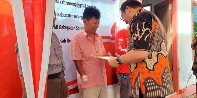 Peringati HUT Ke-78 Tahun, PMI Kabupaten Sorong Baksos Donor Darah