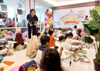Syakila dan Ratu Amora Juara 1 Lomba Mewarnai